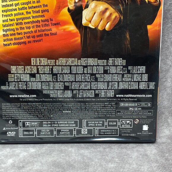 Rush Hour Trilogy DVD Set Jackie Chan Chris Tucker Action Comedy Movies - Picture 6 of 6